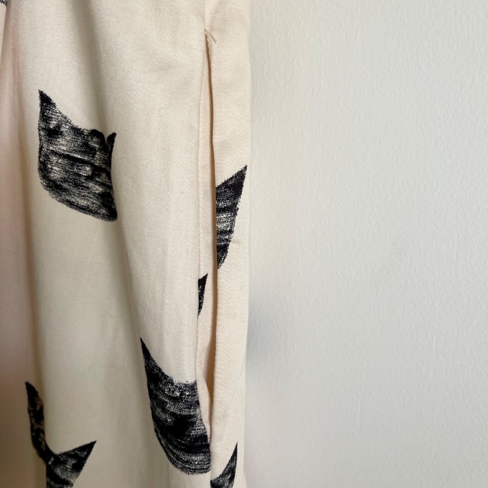 NWOT Leah Reena Goren x Anthropologie Feline Karma Cat Dress ~ Size 10 - Picture 9 of 11